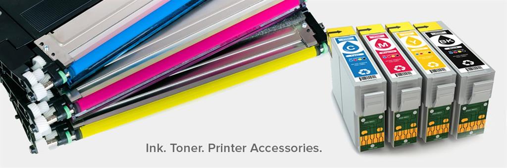Ink toner banner