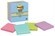 POSTIT 6545SST RECYCLED SUPER STICKY NOTES 76 X 76MM BORA BORA PACK 5