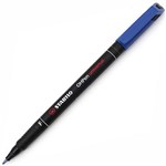 STABILO UNIVERSAL OVERHEAD PROJECTOR PEN PERMANENT FINE 07MM BLUE BOX 10