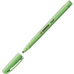 STABILO FLASH HIGHLIGHTER CHISEL GREEN PACK 10