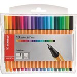 STABILO 88 POINT FINELINER PEN 04MM MINI WALLET WALLET 18