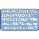 HELIX ITALIC STENCIL 20MM
