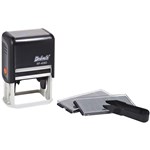 DESKMATE RP4060D DIY SELFINKING TEXT STAMP KIT 6 LINES 3MM4MM BLACK
