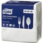TORK 509246 ADVANCED COCKTAIL NAPKIN 240 X 240MM 2 PLY WHITE PACK 100