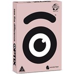 OPTIX COLOURED A4 COPY PAPER 80GSM TULA PINK PACK 500 SHEETS