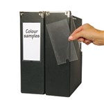 3L SPINE LABEL HOLDERS 62 X 150MM CLEAR PACK 6