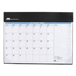 SASCO 2022 DELUXE DESK PLANNER MONTH TO VIEW 512 X 376MM BLACK