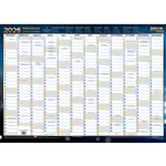 WRITERAZE QC2 2022 EXECUTIVE YEAR PLANNER LAMINATED ROLL UP 700 X 1000MM