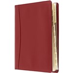 DEBDEN 2022 ELITE EXECUTIVE DIARY WEEK TO VIEW 1 HOUR QUATRO CHERRY RED