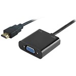 SHINTARO HDMI ADAPTER VGA WITH 35MM AUDIO BLACK
