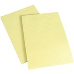 OLYMPIC WRITING PAD 8MM RULED 50GSM 200 PAGE A4 YELLOW