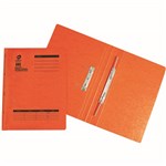 OLYMPIC SPIRAL SPRING TRANSFER FILE FOOLSCAP TANGERINE PACK 10