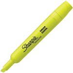 SHARPIE ACCENT TANK HIGHLIGHTER CHISEL FLUORESCENT YELLOW PACK 12