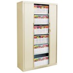 AVERY 20261MAA20126 TAMBOUR CABINET LATERAL FILING PACKAGE 5 SHELVES 1980 X 1200 X 500MM MAGNOLIA