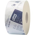 TORK 2306897 T2 UNIVERSAL MINI JUMBO TOILET ROLL 1 PLY 400M WHITE CARTON 12
