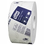 TORK 2306898 T2 ADVANCED SOFT MINI JUMBO TOILET ROLL 2 PLY 200M WHITE CARTON 12