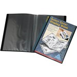 COLBY DISPLAY BOOK NONREFILLABLE INSERT COVER 10 POCKET A4 BLACK