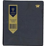 COLLINS TELEPHONE AND ADDRESS BOOK RING BOUND PVC 152 X 120MM BLACK