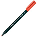 STAEDTLER 313 LUMOCOLOR PERMANENT MARKER BULLET 04MM RED