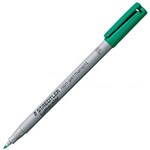 STAEDTLER 316 LUMOCOLOR NONPERMANENT MARKER FINE 06MM GREEN