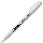 SHARPIE OIL BASED PAINT MARKER BULLET FINE 10MM WHITE PACK 12
