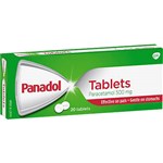PANADOL PARACETAMOL TABLETS 500MG PACK 20