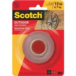 SCOTCH 411P MOUNTING TAPE PERMANENT 25MM X 15M GREY