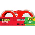 SCOTCH 350021RDAU TOUGH GRIP MOVING TAPE WITH DISPENSER 48MM X 50M PACK 2