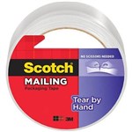 SCOTCH 3842 PACKAGING TAPE TEAR BY HAND 48MM X 35M CLEAR
