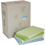 POSTIT 655RTP RECYCLED NOTES 76 X 127MM PASTEL ASSORTED PACK 16