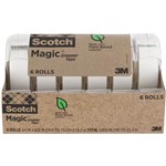 SCOTCH MAGIC GREENER TAPE ON DISPENSER 19MM X 152M PACK 6