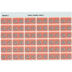 AVERY 43401 LATERAL FILE LABEL SIDE TAB JAN COLOUR CODE 23 X 38MM PINK PACK 180