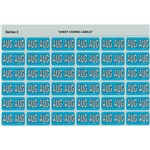 AVERY 43408 LATERAL FILE LABEL SIDE TAB AUG COLOUR CODE 23 X 38MM LIGHT BLUE PACK 180