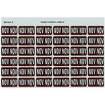 AVERY 43411 LATERAL FILE LABEL SIDE TAB NOV COLOUR CODE 23 X 38MM BROWN PACK 180