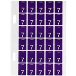 AVERY 44207 LATERAL FILE LABEL TOP TAB YEAR CODE 7 20 X 30MM PURPLE PACK 150