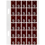 AVERY 44209 LATERAL FILE LABEL TOP TAB YEAR CODE 9 20 X 30MM BROWN PACK 150