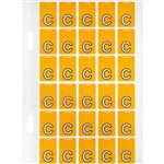 AVERY 44403 LATERAL FILE LABEL TOP TAB C COLOUR CODE 20 X 30MM ORANGE PACK 150