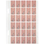 AVERY 44410 LATERAL FILE LABEL TOP TAB J COLOUR CODE 20 X 30MM MAUVE PACK 150
