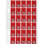 AVERY 44414 LATERAL FILE LABEL TOP TAB N COLOUR CODE 20 X 30MM MAGENTA WITH STRIPE PACK 150