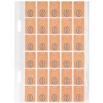 AVERY 44415 LATERAL FILE LABEL TOP TAB O COLOUR CODE 20 X 30MM ORANGE WITH STRIPE PACK 150
