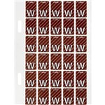 AVERY 44423 LATERAL FILE LABEL TOP TAB W COLOUR CODE 20 X 30MM BROWN PACK 150