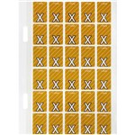AVERY 44424 LATERAL FILE LABEL TOP TAB X COLOUR CODE 20 X 30MM MUSTARD PACK 150