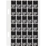 AVERY 44427 LATERAL FILE LABEL TOP TAB MC COLOUR CODE 20 X 30MM BLACK WITH STRIPE PACK 150