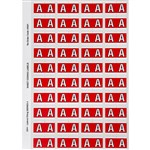 AVERY 44501 LATERAL FILE LABEL SIDE TAB A COLOUR CODE 25 X 42MM RED PACK 240