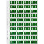 AVERY 44502 LATERAL FILE LABEL SIDE TAB B COLOUR CODE 25 X 42MM DARK GREEN PACK 240