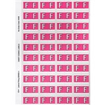 AVERY 44506 LATERAL FILE LABEL SIDE TAB F COLOUR CODE 25 X 42MM PINK PACK 240