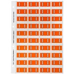 AVERY 44509 LATERAL FILE LABEL SIDE TAB I COLOUR CODE 25 X 42MM ORANGE PACK 240