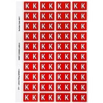 AVERY 44511 LATERAL FILE LABEL SIDE TAB K COLOUR CODE 25 X 42MM RED PACK 240