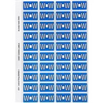 AVERY 44523 LATERAL FILE LABEL SIDE TAB W COLOUR CODE 25 X 42MM BLUE PACK 240