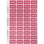 AVERY 44524 LATERAL FILE LABEL SIDE TAB X COLOUR CODE 25 X 42MM PINK PACK 240